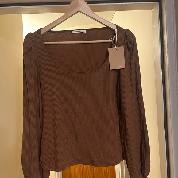 Reformation Vita Top Brown Medium - Picture 6 of 7
